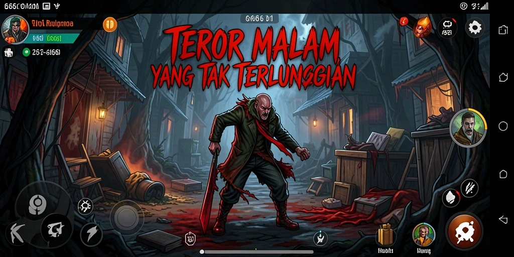 Screenshot gameplay <strong>666I</strong> menampilkan momen mencekam di lingkungan angker.