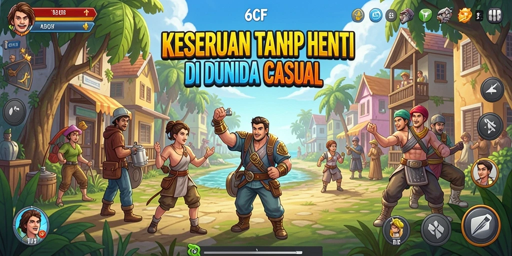 Tangkapan layar gameplay 6CF yang menampilkan keseruan dan tantangan.