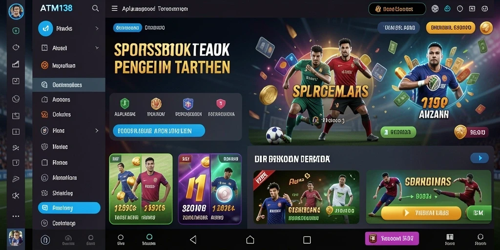 Tangkapan layar utama dari gameplay Sportsbook di ATM138.