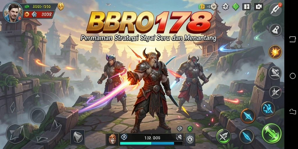Tampilan seru dalam pertempuran strategi BRO178.