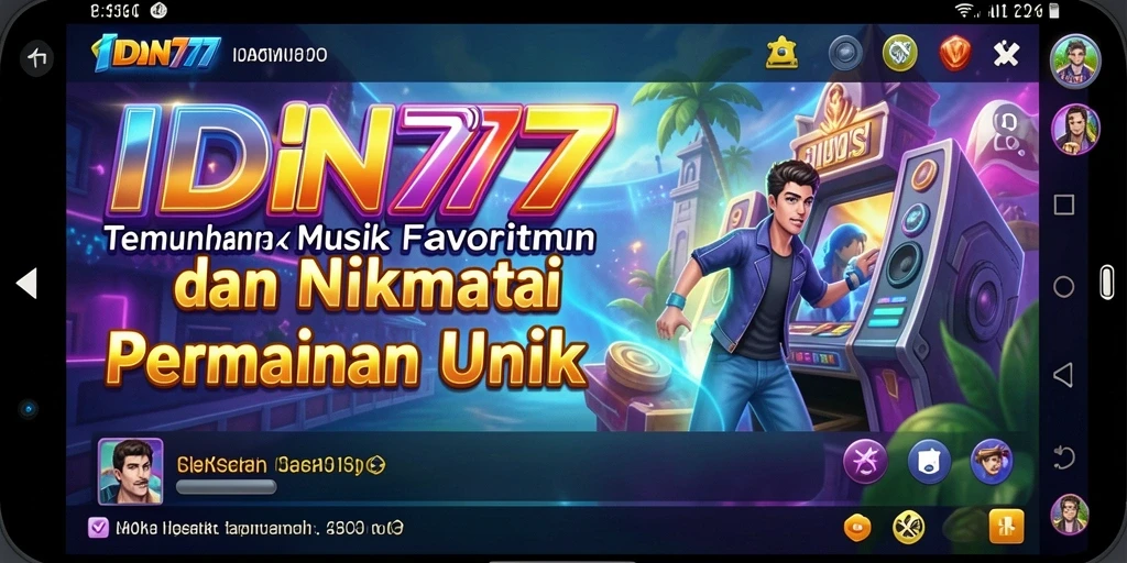 Tampilan gameplay IDN777 dengan fitur musik yang interaktif.