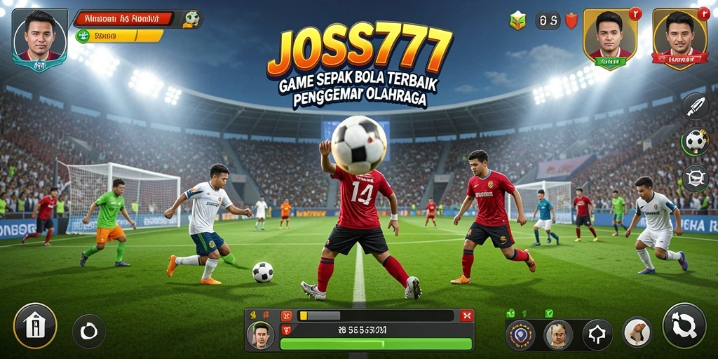 Gameplay seru di lapangan sepak bola dalam JOSS777.