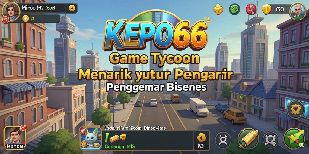 Gameplay seru dari KEPO66 menampilkan pengelolaan bisnis yang menarik.