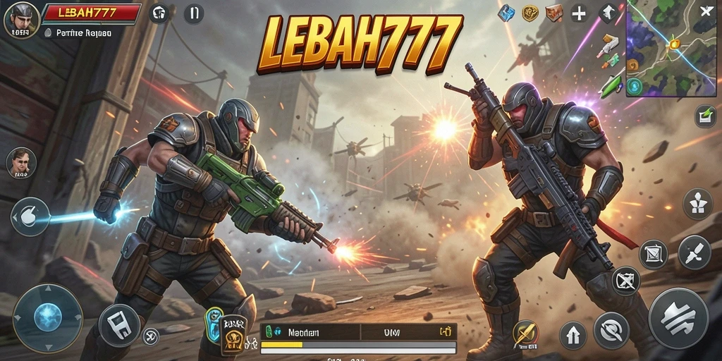 Tampilan aksi mendebarkan dalam gameplay LEBAH777