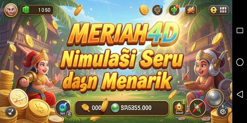 Tampilan gameplay MERIAH4D yang menarik dan interaktif.