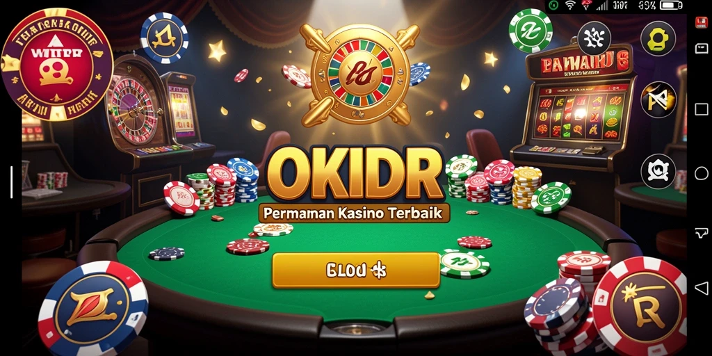 Tampilan gameplay interaktif permainan Kasino OKIDR yang menegangkan.
