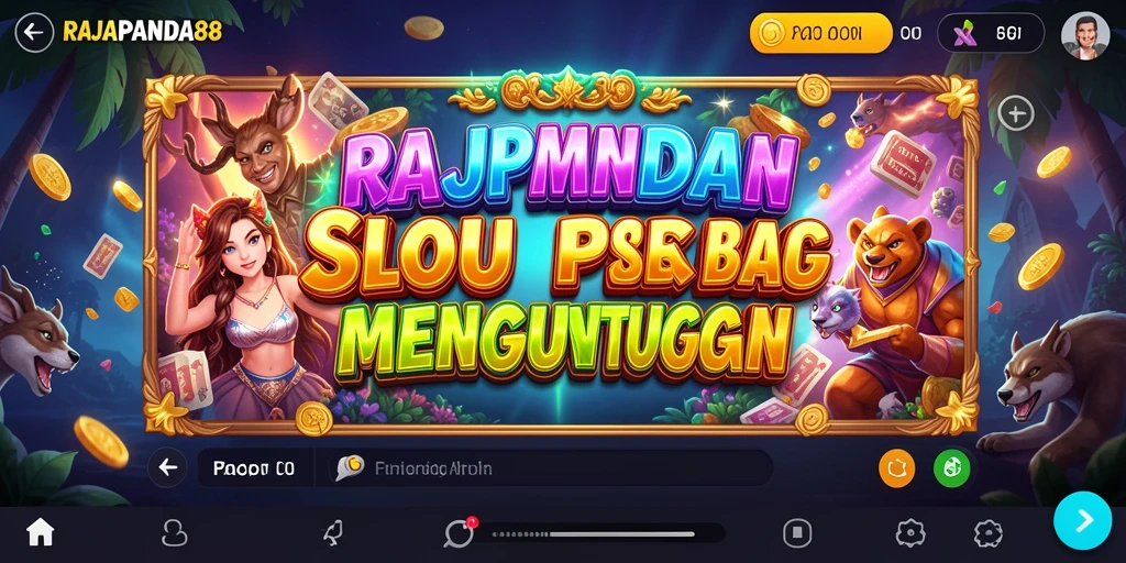 Tampilan gameplay RAJAPANDA88 yang menarik dan mengasyikkan.