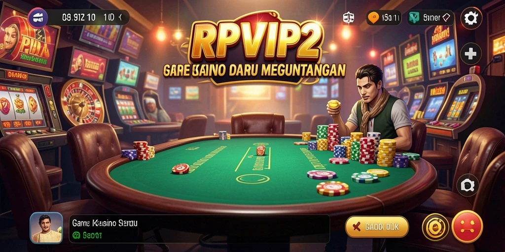 Tampilan gameplay RPVIP2, menampilkan keseruan permainan Kasino.
