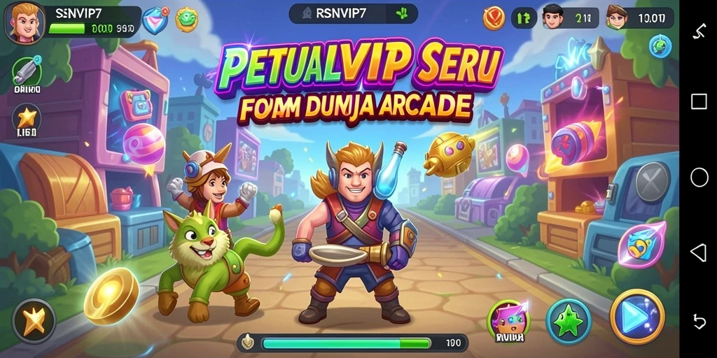 Tampilan seru gameplay <strong>RSNVIP7</strong> dalam dunia Arcade.