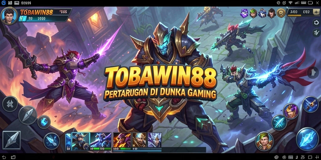 Gameplay seru dari TOBAWIN88 menunjukkan pertarungan yang intens.