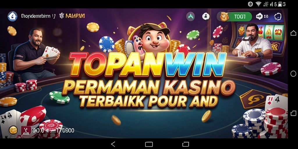 Screenshot utama <strong>TOPANWIN</strong> menunjukkan gameplay menarik dan interaktif kasino.